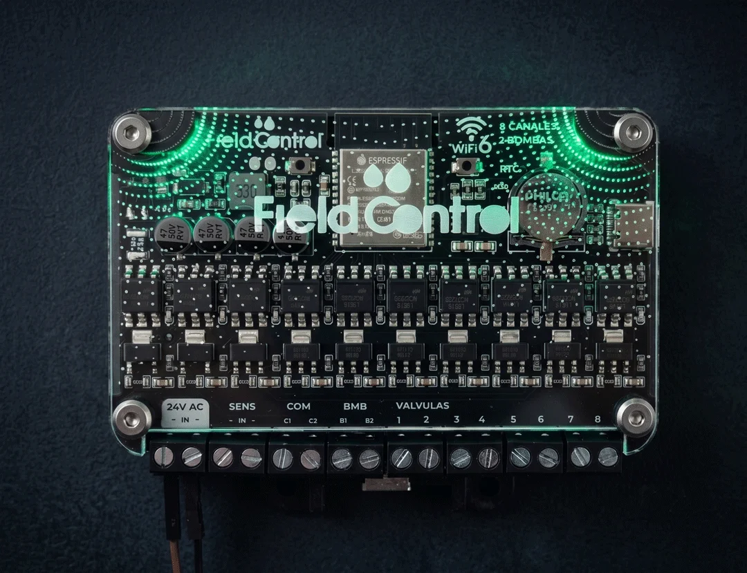 FieldControl PRO Smart WiFi 6 - Controlador de riego automatizado y filtrado de piscina