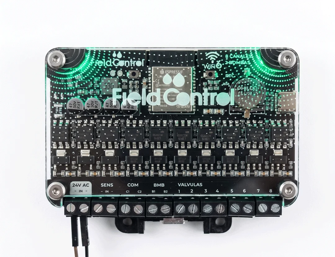 FieldControl Smart WiFi 6 - Controlador de riego automatizado y filtrado de piscina