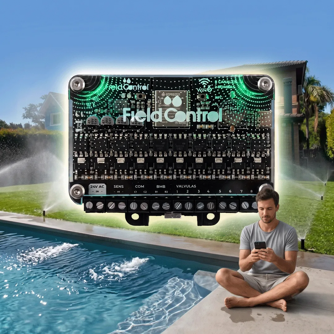 FieldControl Riego - Programador y controlador de riego wifi inteligente